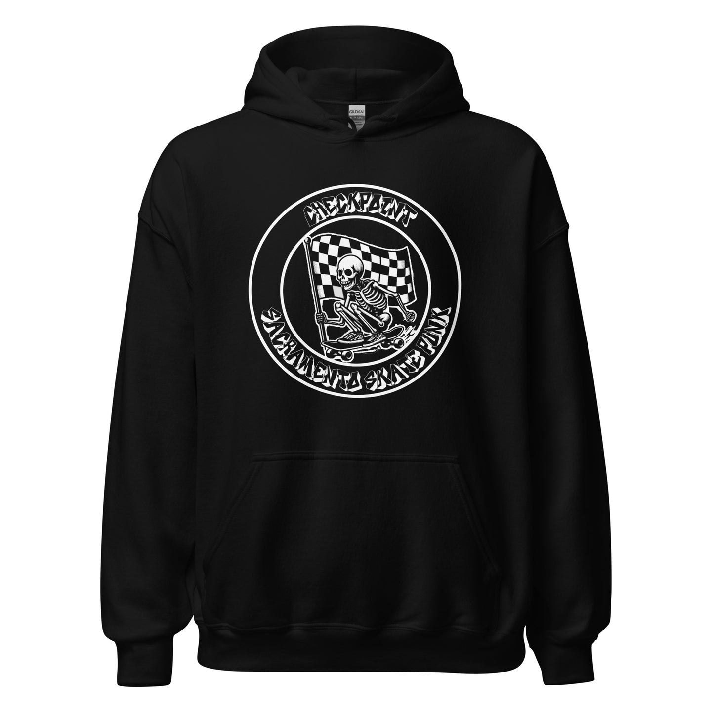 Checkp01nt pullover hoodie